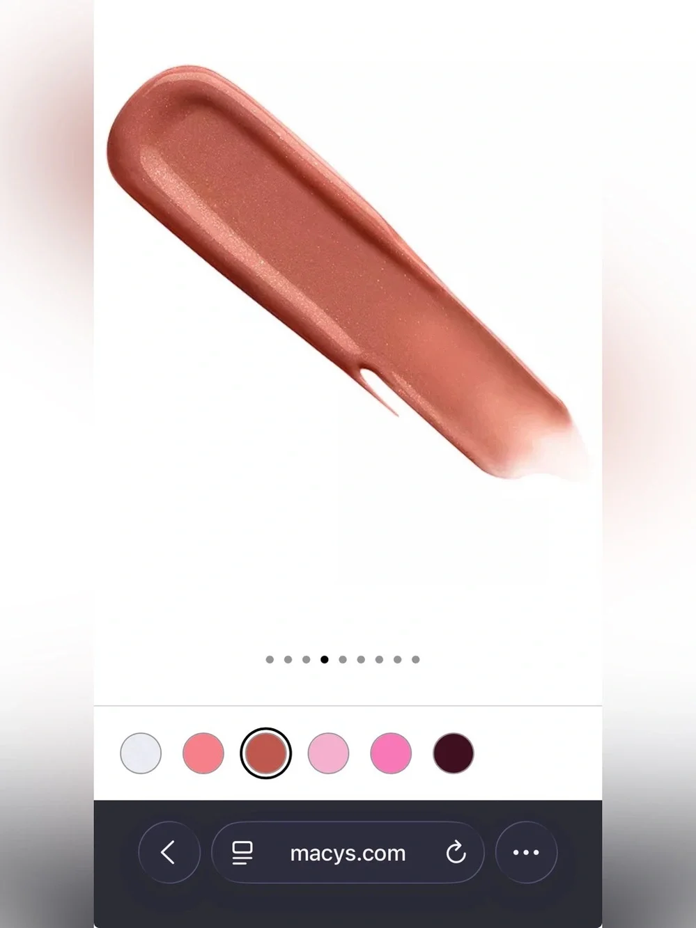 Valentino Lipstick Stick in Warm Nude Brown with Pink Case- New in Box